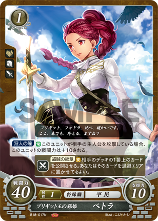 ブリギット王の孫娘 ペトラ